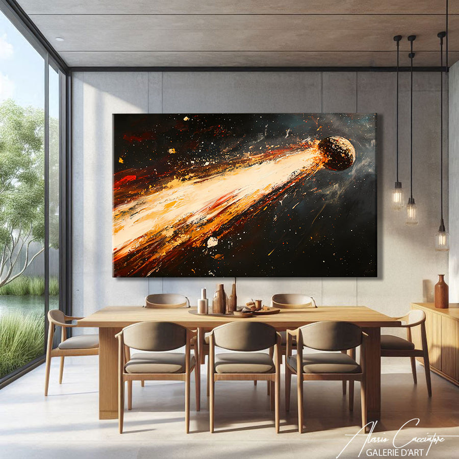 TABLEAU ABSTRAIT XXL – mise en situation