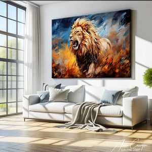tableau lion xxl 