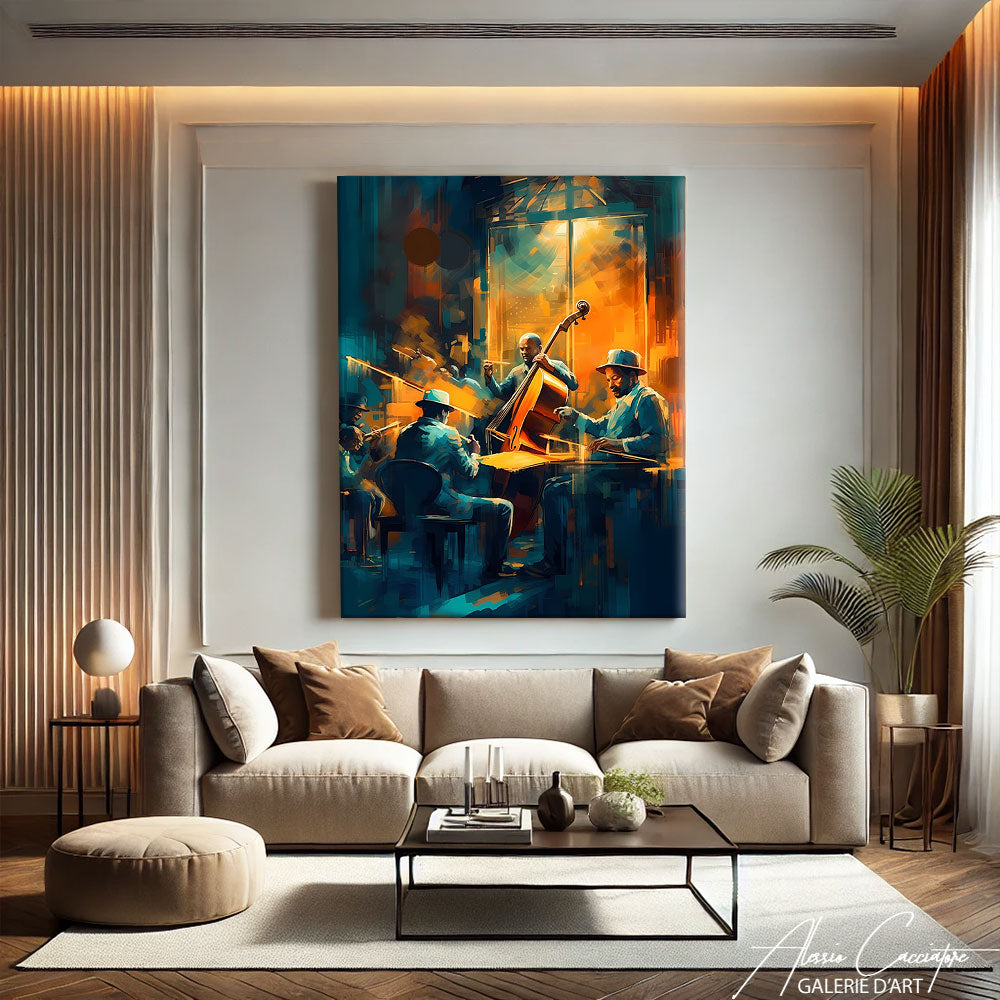 TABLEAU DÉCORATION MUSIQUE