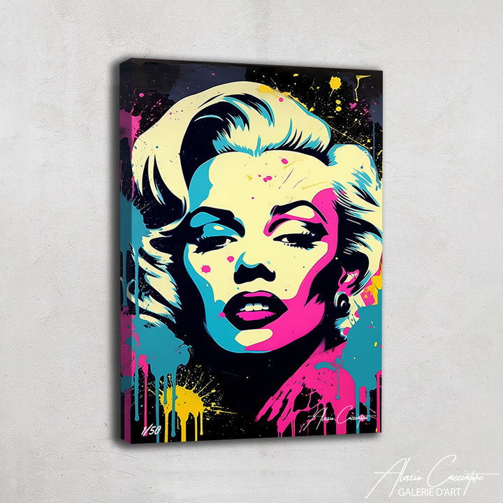 tableau marylin monroe pop art