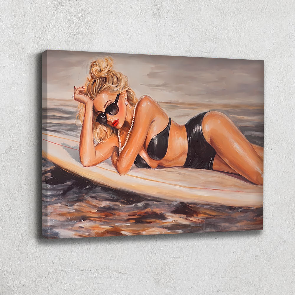 Tableau Femme Sensuelle Abstrait