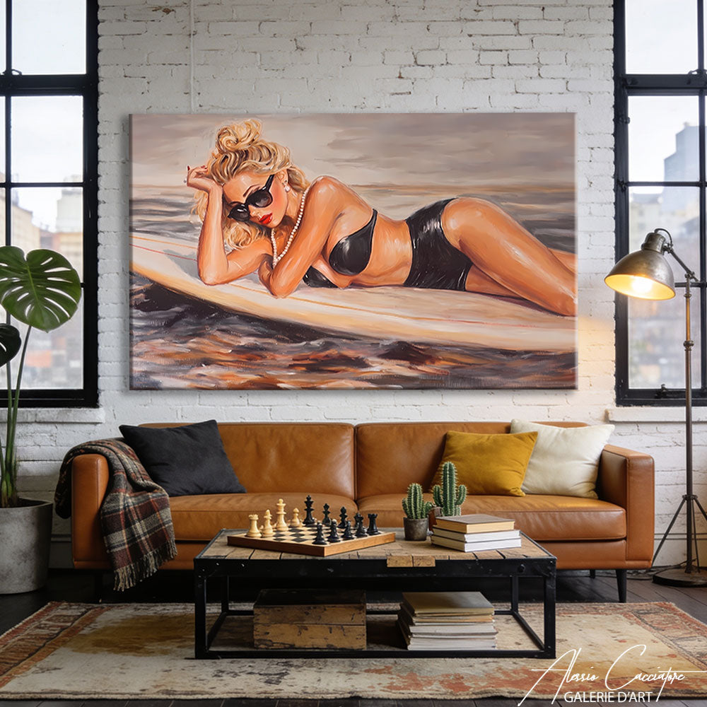 Peinture Femme Sensuelle Abstrait