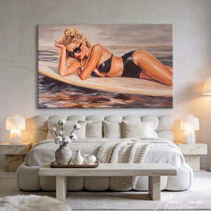 Toile Femme Sensuelle Abstrait