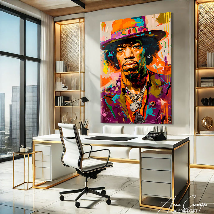 Toile Jimi Hendrix Moderne