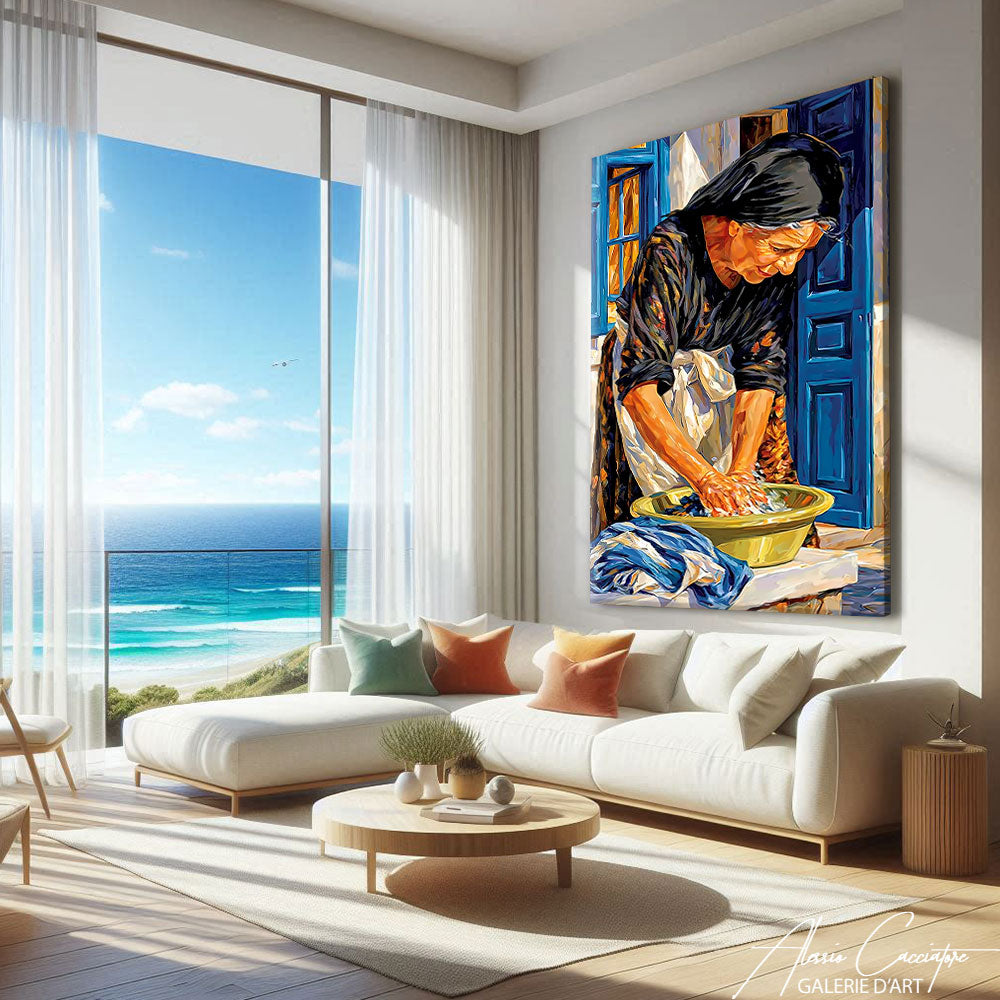 tableau bleu