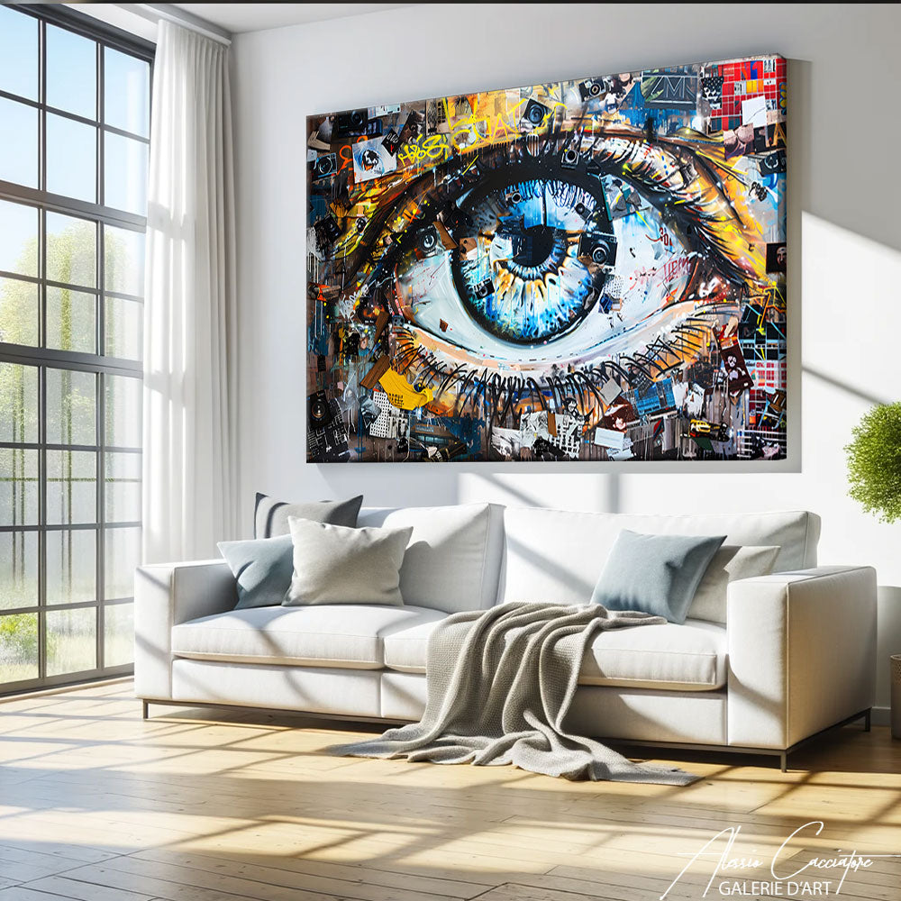 Tableau Oeil Street Art 
