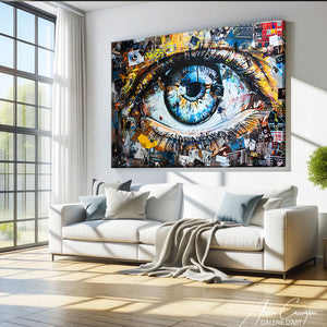 Tableau Oeil Street Art 