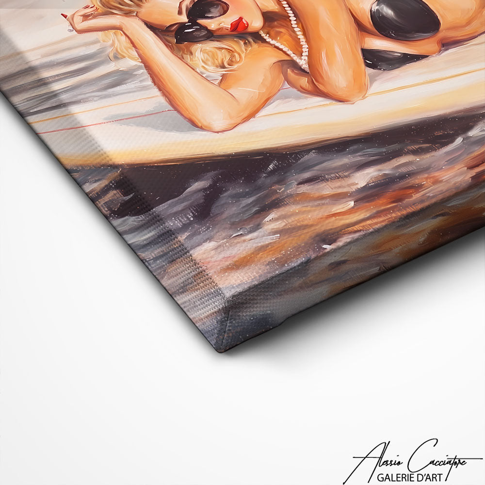 Art Mural Femme Sensuelle Abstrait