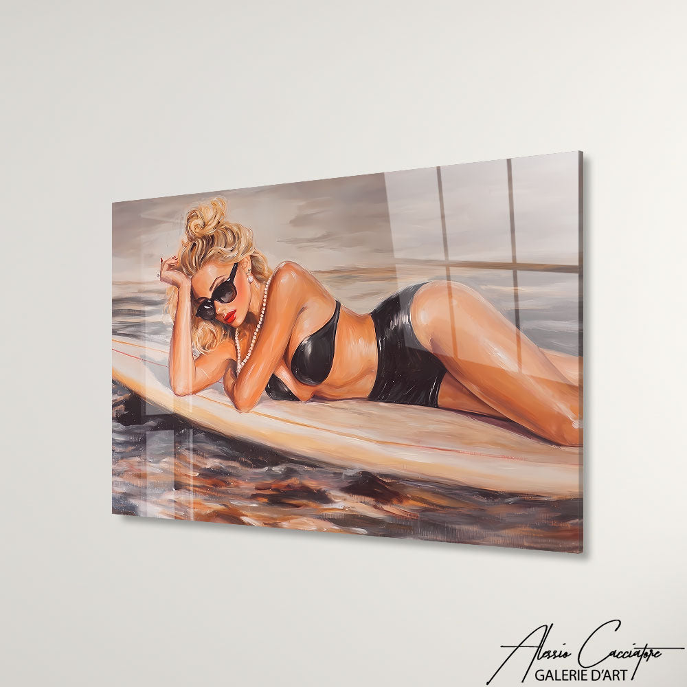 Cadre Femme Sensuelle Abstrait