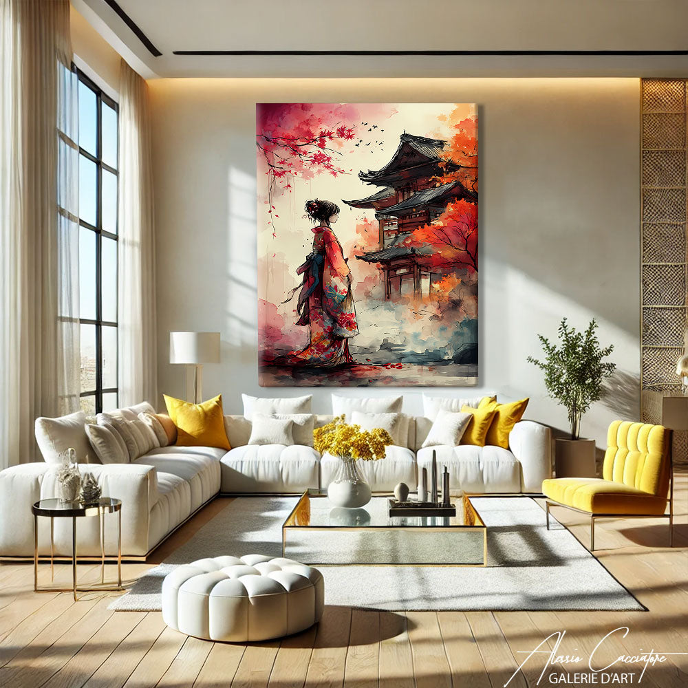 Tableau Aquarelle Moderne
