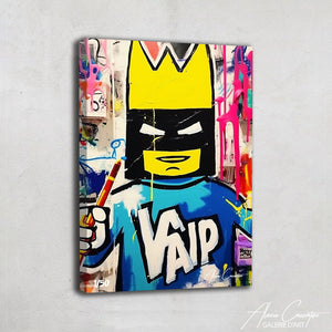 tableau batman street art