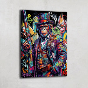 TABLEAU SINGE GRAFFITI