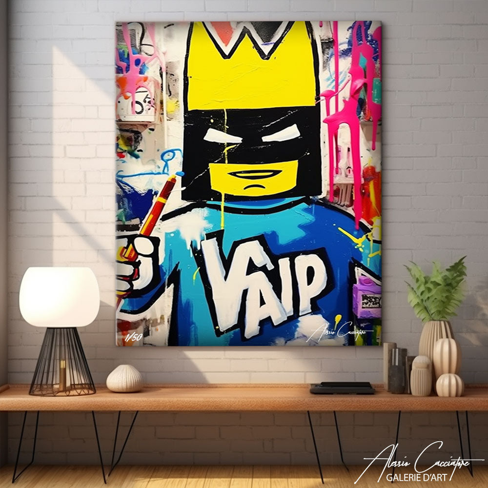 tableau batman pop art