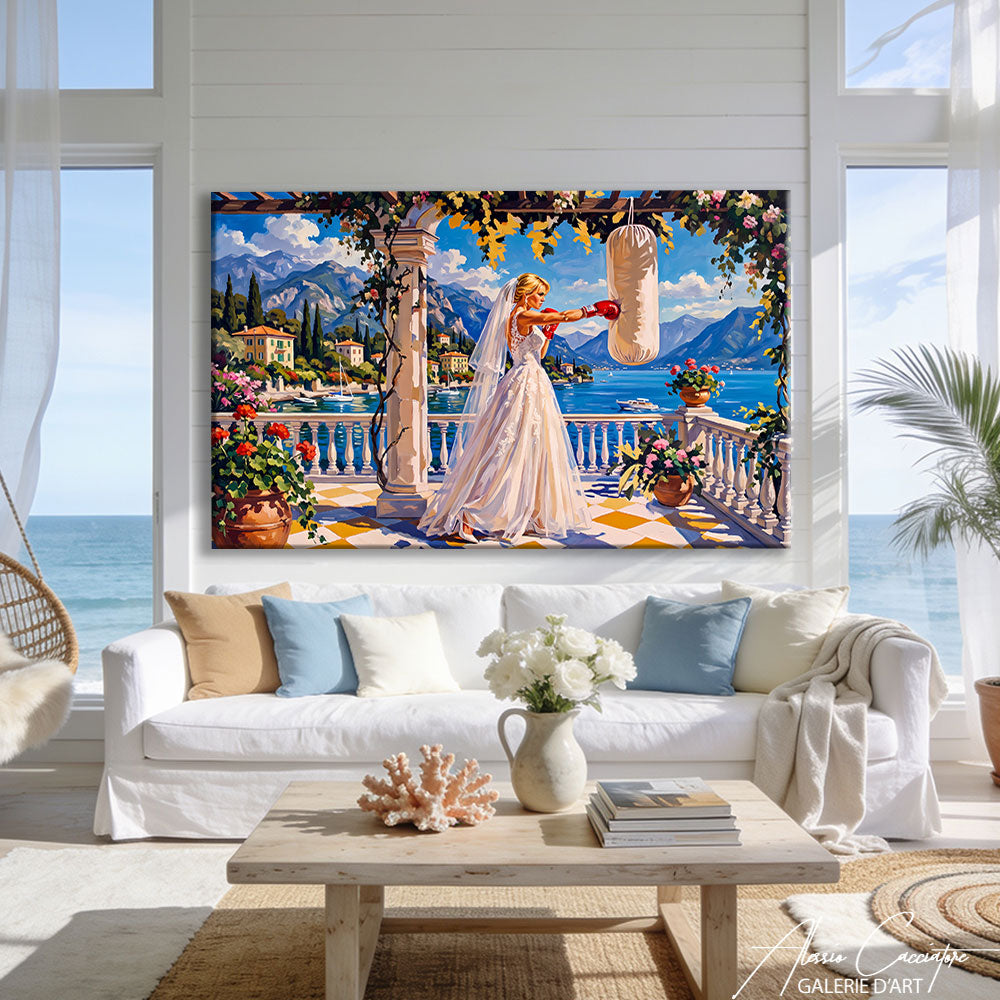 Peinture Femme Mariage