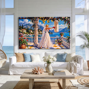 Peinture Femme Mariage