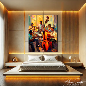 TABLEAU MUSICIEN JAZZ