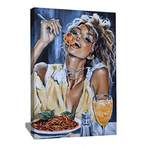 TABLEAU VISAGE FEMME CONTEMPORAIN