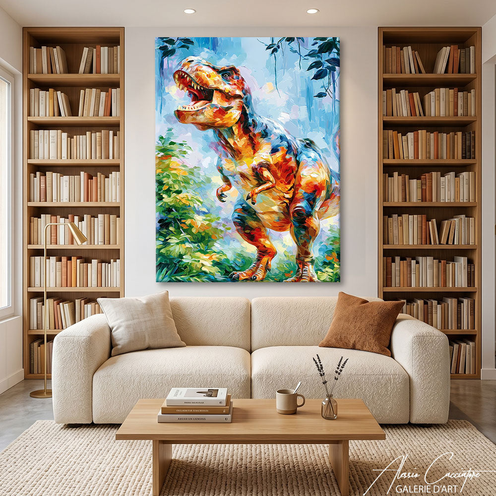 Peinture Dinosaure