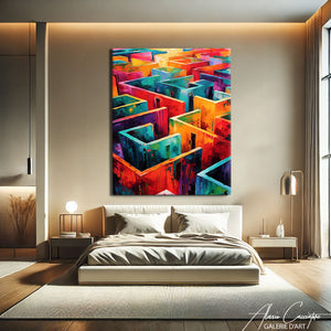 Tableau de Peinture Labyrinthe