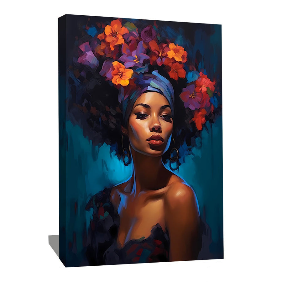 tableau femme africaine