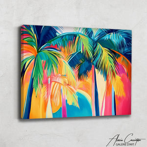 TABLEAU MULTICOLORE ABSTRAIT