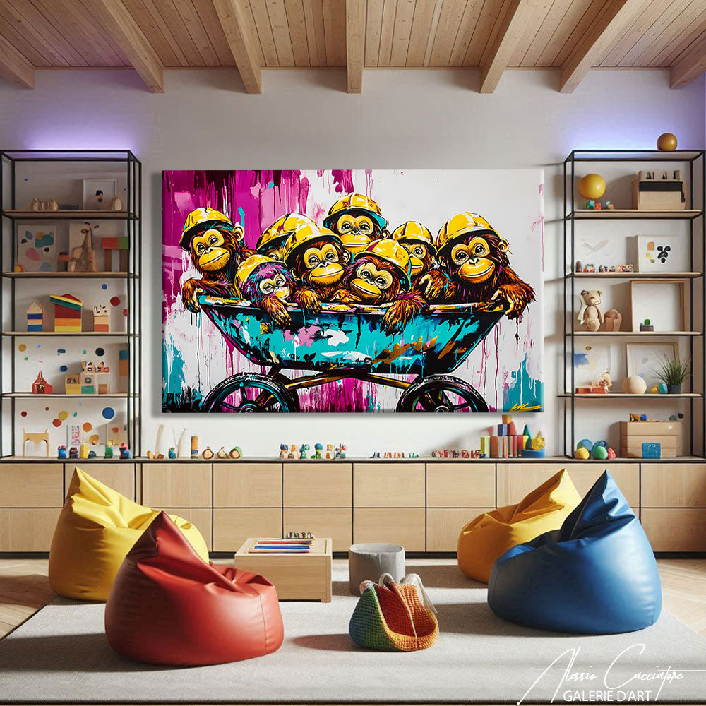 TABLEAU STREET ART ORIGINAL
