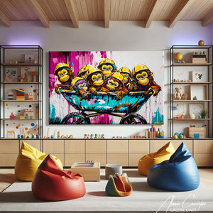 TABLEAU STREET ART ORIGINAL