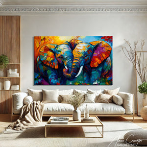 Tableau XXL Éléphant