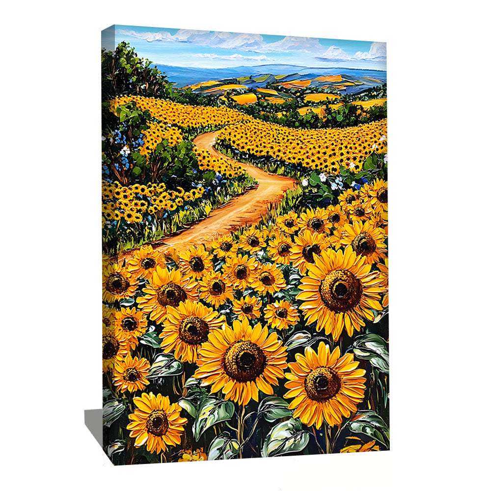 Tableau Champ De Tournesol