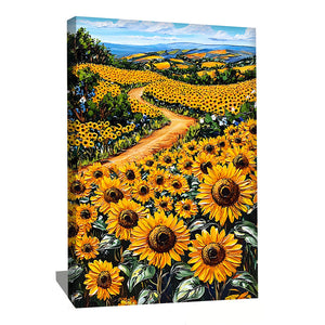 Tableau Champ De Tournesol