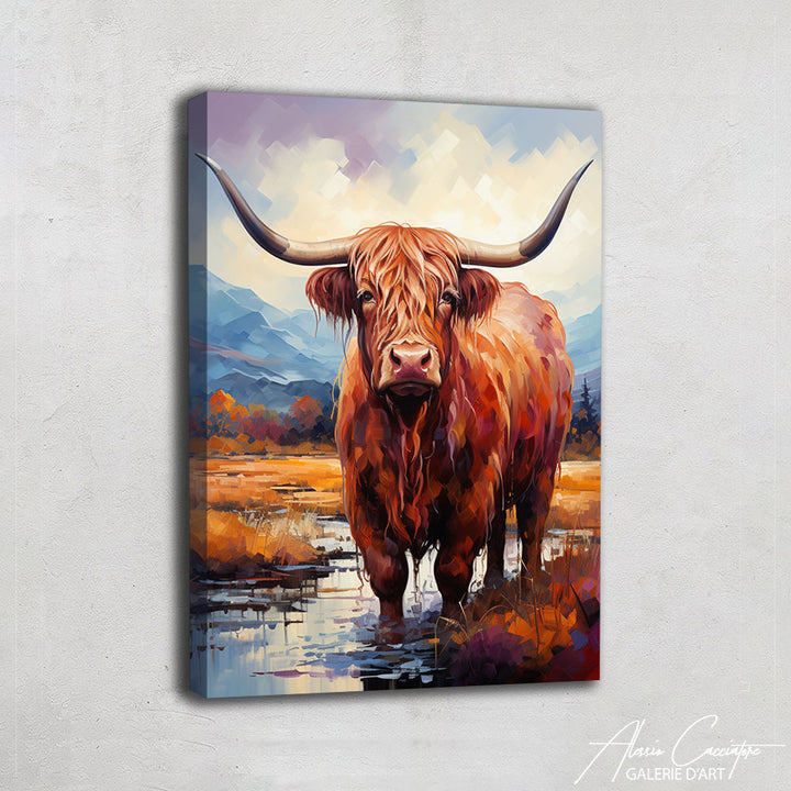 Tableau Vache Highland