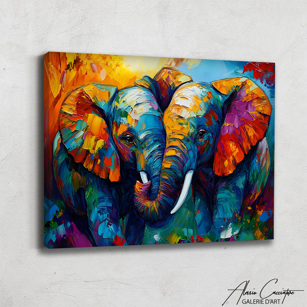 Tableau Géant Éléphant