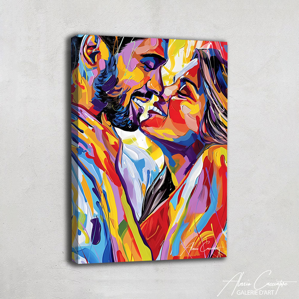 Tableau Couple Sensuel