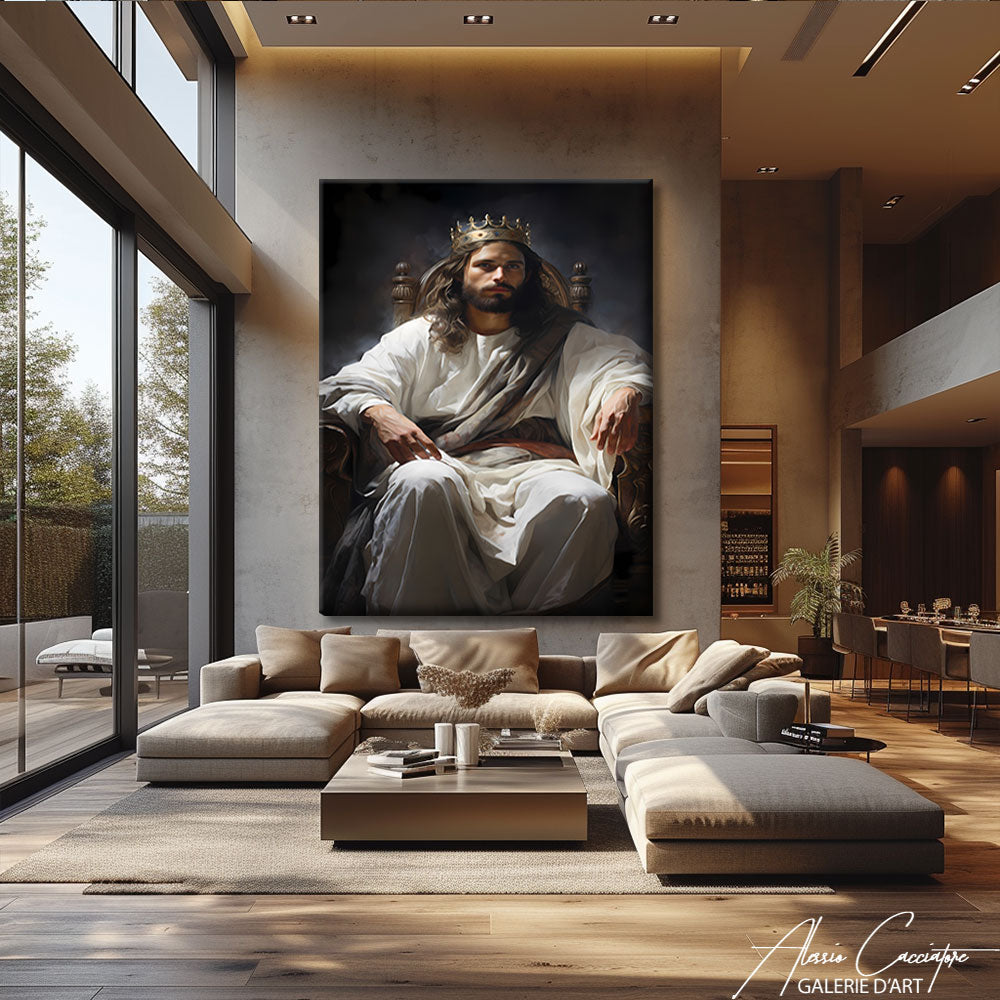tableau jesus roi