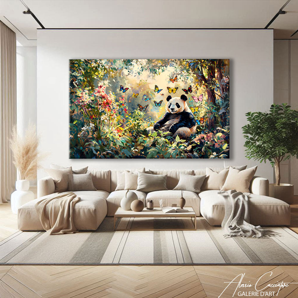 Peinture Panda Couleur