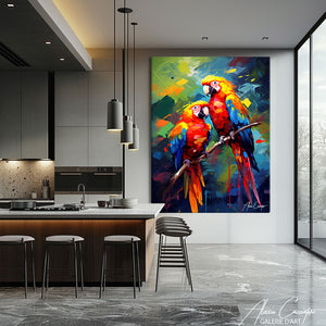 Tableau Peinture Oiseaux