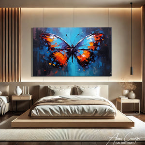 Tableau Papillon Bleu
