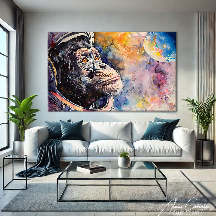 peinture de singe