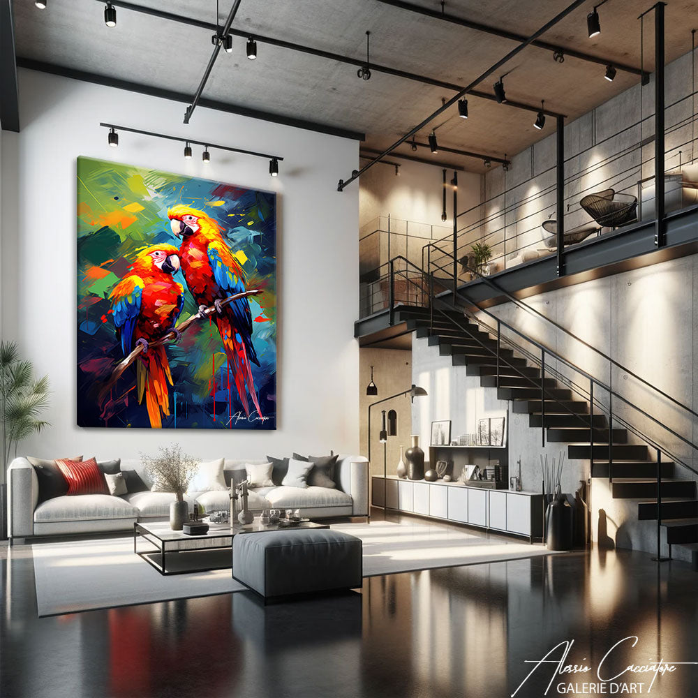 Peinture Oiseau Moderne