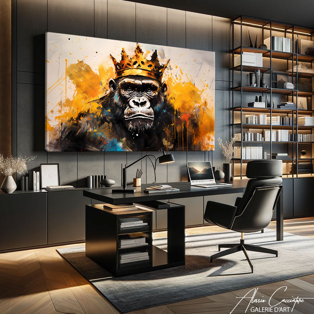 grand tableau gorille