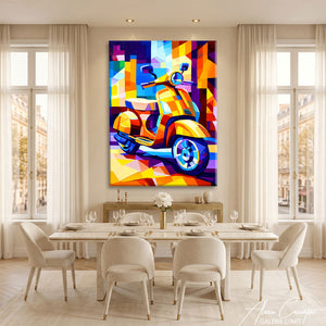 Affiche Peinture Géométrique