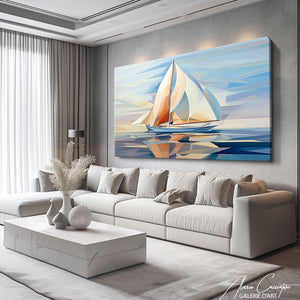 tableau bateau mer