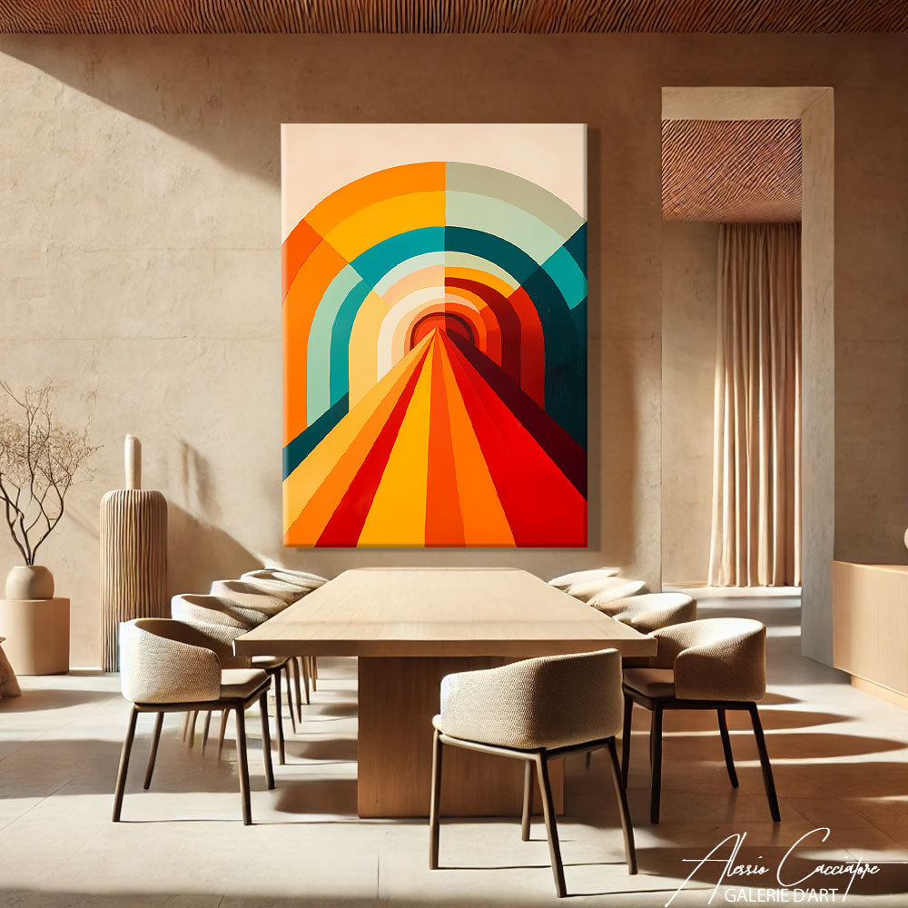 Tableau peinture acrylique moderne
