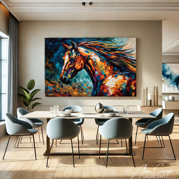 peinture cheval moderne