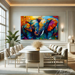 Tableau Géant Éléphant