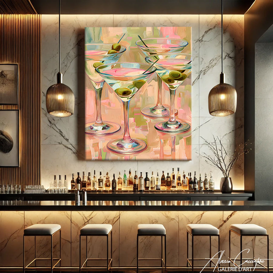 Tableau Déco Pour Bar – mise en situation