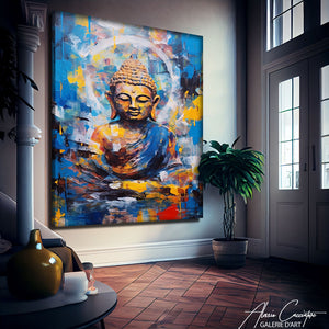 tableau bouddha peinture