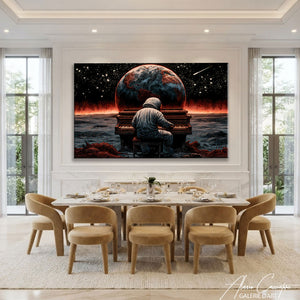 Tableau Espace Peinture Deco