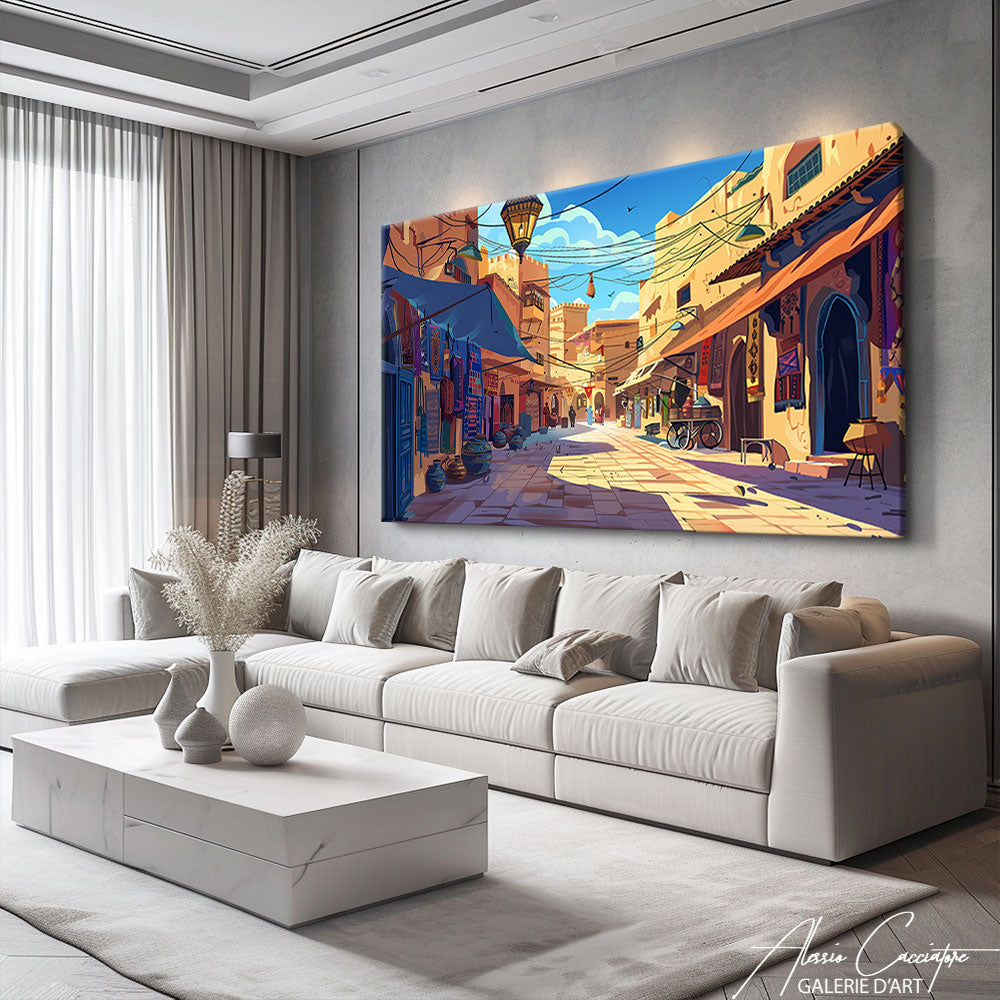 Tableau déco salon oriental