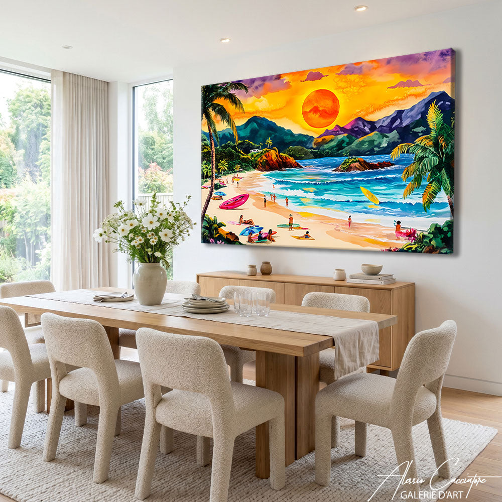 Décoration Murale Paysage Tropical